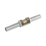 GLOBOSTAR® PIPEADAPT 79594 Μεταλλικός DIY Σύνδεσμος για Ολόπασους Σωλήνες Φωτιστικών - Μ0 x Π0 x Υ2cm - Πακέτο 10 Τεμαχίων