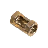 GLOBOSTAR® PIPEADAPT 79595 Μεταλλικός DIY Σύνδεσμος για Ολόπασους Σωλήνες Φωτιστικών - Μ0 x Π0 x Υ2.5cm - Πακέτο 10 Τεμαχίων