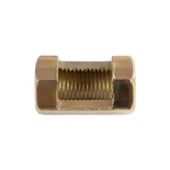 GLOBOSTAR® PIPEADAPT 79595 Μεταλλικός DIY Σύνδεσμος για Ολόπασους Σωλήνες Φωτιστικών - Μ0 x Π0 x Υ2.5cm - Πακέτο 10 Τεμαχίων