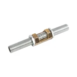 GLOBOSTAR® PIPEADAPT 79595 Μεταλλικός DIY Σύνδεσμος για Ολόπασους Σωλήνες Φωτιστικών - Μ0 x Π0 x Υ2.5cm - Πακέτο 10 Τεμαχίων
