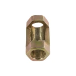 GLOBOSTAR® PIPEADAPT 79596 Μεταλλικός DIY Σύνδεσμος για Ολόπασους Σωλήνες Φωτιστικών - Μ0 x Π0 x Υ3cm - Πακέτο 10 Τεμαχίων