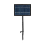 GLOBOSTAR® TWILIGHT 79669 Μοντέρνο Φωτιστικό Κήπου Γιρλάντα 14.5m με 50 Λάμπες LED 30W 2700lm 360° DC 3.7V με Ενσωματωμένο Φωτοβολταϊκό Panel 5.5V 5W & Επαναφορτιζόμενη Μπαταρία Li-ion 3.7V 3x18650 6600mAh Αδιάβροχο IP65 Θερμό Λευκό 2700Κ Dimmable - Sanan