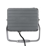 GLOBOSTAR® FLOODXENA 90130 Προβολέας Σποτ Wall Washer LED 24W 2880lm 10° AC 220-240V Αδιάβροχο IP65 Ψυχρό Λευκό 6000K - Bridgelux SMD Chip - Γκρι Ανθρακί - Μ18 x Π12 x Υ18cm - 3 Χρόνια Εγγύηση