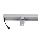 GLOBOSTAR® WASHERMOZA 90163 Μπάρα Φωτισμού Wall Washer LED 48W 4080lm 10-30° DC 24V Αδιάβροχο IP66 Πολύχρωμο RGB Dimmable - Bridgelux SMD Chip - Γκρι Ανθρακί - Μ100 x Π8.5 x Υ4cm - 3 Χρόνια Εγγύηση