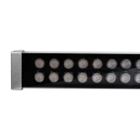 GLOBOSTAR® WASHERMOZA 90165 Μπάρα Φωτισμού Wall Washer LED 72W 7920lm 10-30° DC 24V Αδιάβροχο IP66 Θερμό Λευκό 2700K Dimmable - Bridgelux SMD Chip - Γκρι Ανθρακί - Μ100 x Π8 x Υ12.5cm - 3 Χρόνια Εγγύηση