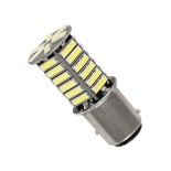 GLOBOSTAR® P21/5W-1157 81210 Λάμπα P21/5W 1157 BAY15D CANbus LED 2.6W 900lm 360° DC 12V IP20 Ψυχρό Λευκό 6000K - 36 x Epistar SMD7020 Chip - Μ2 x Π2 x Υ4.5cm - 1 Χρόνο Εγγύηση