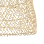 GloboStar® CESTINO 204-0178 Boho Κρεμαστό Φωτιστικό Οροφής Μονόφωτο 1 x E27 AC 220-240V IP20 Μπεζ - Μ30 x Π30 x Υ25cm