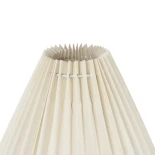 GloboStar® LING 204-0188 Μοντέρνο Φωτιστικό Τοίχου Απλίκα Μονόφωτο 1 x E27 AC 220-240V IP20 Μπεζ & Μαύρο - Μ22 x Π22 x Υ50cm