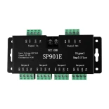 GloboStar® RGBCONTROLLER 73446 LED Digital RGB Ενισχυτής Σήματος SP901E LED Pixel WS2812B WS2811 SPI Signal Amplifier Repeater 10000 IC Professional Series 5-24V 288W - IP20 - Μ14 x Π5.6 x Υ2.8cm - 1 Χρόνος Εγγύηση