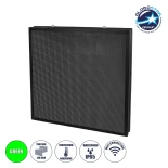 GLOBOSTAR® DISPLAY 90342 Κυλιόμενη Ψηφιακή Επιγραφή P10 Διπλής Όψης LED AC 220-240V Αδιάβροχο IP65 Πράσινο - WiFi Control μέσω FK APP - Αισθητήρας Θερμοκρασίας & Υγρασίας - Μ102 x Π11 x Υ102cm - 2 Χρόνια Εγγύηση