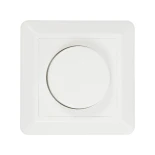 GloboStar® 999-0006 Ροοστάτης Dimmer Τοίχου LED AC100-240V 400W IP20 Μ8.4 x Π8.4 x Υ4.5cm