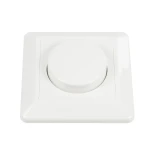 GloboStar® 999-0006 Ροοστάτης Dimmer Τοίχου LED AC100-240V 400W IP20 Μ8.4 x Π8.4 x Υ4.5cm