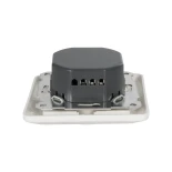 GloboStar® 999-0006 Ροοστάτης Dimmer Τοίχου LED AC100-240V 400W IP20 Μ8.4 x Π8.4 x Υ4.5cm