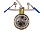 GloboStar® SARA 999-0060 Χωνευτό Φωτιστικό Οροφής Σποτ Μονόφωτο 1 x E27 IP20 Χρυσό Μέταλλο - Μ8,5 x Π8,5 x Υ11cm
