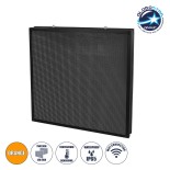 GLOBOSTAR® DISPLAY 90344 Κυλιόμενη Ψηφιακή Επιγραφή P10 Διπλής Όψης LED AC 220-240V Αδιάβροχο IP65 Πορτοκαλί - WiFi Control μέσω FK APP - Αισθητήρας Θερμοκρασίας & Υγρασίας - Μ102 x Π11 x Υ102cm - 2 Χρόνια Εγγύηση