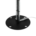 GLOBOSTAR® XMAS-TREE-SMALL Χριστουγεννιάτικο Διακοσμητικό Φωτιστικό LED 19,5W 780lm 360° AC 220-240V Αδιάβροχο IP65 Θερμό Λευκό 2700K - Μαύρο & Διάφανο - M102 x Π25 x Υ142cm - 2 Χρόνια Εγγύηση
