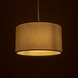 GLOBOSTAR® LOFTY 204-0093 Μοντέρνο Κρεμαστό Φωτιστικό Οροφής με Ντουί 1 x E27 AC 220-240V IP20 - Γκρι - Μ37 x Π37 x Υ21cm