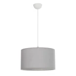 GLOBOSTAR® LOFTY 204-0093 Μοντέρνο Κρεμαστό Φωτιστικό Οροφής με Ντουί 1 x E27 AC 220-240V IP20 - Γκρι - Μ37 x Π37 x Υ21cm