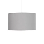 GLOBOSTAR® LOFTY 204-0093 Μοντέρνο Κρεμαστό Φωτιστικό Οροφής με Ντουί 1 x E27 AC 220-240V IP20 - Γκρι - Μ37 x Π37 x Υ21cm