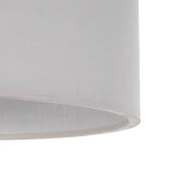GLOBOSTAR® LOFTY 204-0093 Μοντέρνο Κρεμαστό Φωτιστικό Οροφής με Ντουί 1 x E27 AC 220-240V IP20 - Γκρι - Μ37 x Π37 x Υ21cm