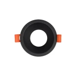 kelvo® DELTA 60629  Χωνευτό Φωτιστικό Downlight Σποτ για Λάμπα MR16 με Ντουί 1 x GU10 AC 220-240V IP20 - Μαύρο Ματ - Μ8.5 x Π8.5 x Υ3.5cm / Q7.5cm