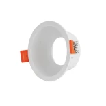 kelvo® DELTA 60630 Χωνευτό Φωτιστικό Downlight Σποτ για Λάμπα MR16 με Ντουί 1 x GU10 AC 220-240V IP20 - Λευκό Ματ - Μ8.5 x Π8.5 x Υ3.5cm / Q7.5cm