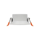 kelvo® DELTA 60630 Χωνευτό Φωτιστικό Downlight Σποτ για Λάμπα MR16 με Ντουί 1 x GU10 AC 220-240V IP20 - Λευκό Ματ - Μ8.5 x Π8.5 x Υ3.5cm / Q7.5cm
