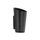 GLOBOSTAR® GANETTI 60671 Μοντέρνο Φωτιστικό Τοίχου - Απλίκα LED 10W 1250lm 60° AC 220-240V Αδιάβροχο IP65 Θερμό Λευκό 2700K - Bridgelux COB Chip & TÜV SÜD Driver - Μαύρο Ματ - Μ9.5 x Π11 x Υ19cm - 5 Χρόνια Εγγύηση