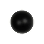GLOBOSTAR® VEGA 60673 Μοντέρνο Φωτιστικό Τοίχου - Απλίκα LED 12W 1500lm 30° AC 220-240V Αδιάβροχο IP65 Θερμό Λευκό 2700K - Bridgelux COB Chip & TÜV SÜD Driver - Μαύρο Ματ - Μ10 x Π7.5 x Υ10cm - 5 Χρόνια Εγγύηση
