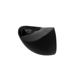 GLOBOSTAR® SELENE 60674 Μοντέρνο Φωτιστικό Τοίχου - Απλίκα LED 5W 625lm 90° AC 220-240V Αδιάβροχο IP65 Θερμό Λευκό 2700K - Bridgelux COB Chip & TÜV SÜD Driver - Μαύρο Ματ - Μ20 x Π9 x Υ12cm - 5 Χρόνια Εγγύηση