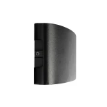 GLOBOSTAR® SIXOAD 60678 Μοντέρνο Φωτιστικό Τοίχου - Απλίκα LED 24W 3000lm 30° AC 220-240V Αδιάβροχο IP65 Θερμό Λευκό 2700K - CREE XPE Chip & TÜV SÜD Driver - Μαύρο Ματ - Μ32 x Π5.5 x Υ8cm - 5 Χρόνια Εγγύηση
