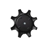 GLOBOSTAR® SPARK 60684 Μοντέρνο Φωτιστικό Τοίχου - Απλίκα LED 16W 2000lm 30° AC 220-240V Αδιάβροχο IP65 Θερμό Λευκό 2700K - CREE XPE Chip & TÜV SÜD Driver - Μαύρο Ματ - Μ25 x Π6 x Υ25cm - 5 Χρόνια Εγγύηση