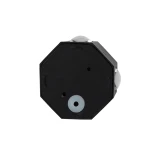 GLOBOSTAR® HIKARI 60687 Μοντέρνο Φωτιστικό Τοίχου - Απλίκα LED 8W 1000lm 30° AC 220-240V Αδιάβροχο IP65 Θερμό Λευκό 2700K - CREE XPE Chip & TÜV SÜD Driver - Μαύρο Ματ - Μ10 x Π4 x Υ10cm - 5 Χρόνια Εγγύηση