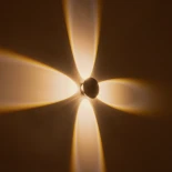 GLOBOSTAR® SOL 60689 Μοντέρνο Φωτιστικό Τοίχου - Απλίκα LED 8W 1000lm 30° AC 220-240V Αδιάβροχο IP65 Θερμό Λευκό 2700K - CREE XPE Chip & TÜV SÜD Driver - Μαύρο Ματ - Μ10 x Π5 x Υ10cm - 5 Χρόνια Εγγύηση