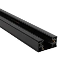 GLOBOSTAR® TRACKOLD-2PH 60875 Διφασική Ράγα 3 Καλωδίων 2L+1N για Σύστημα Ράγας Trackold-2PH AC 220-240V IP20 - Μαύρο Ματ - Μ100 x Π5 x Υ1cm