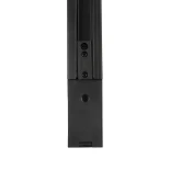 GLOBOSTAR® TRACKOLD-2PH 60875 Διφασική Ράγα 3 Καλωδίων 2L+1N για Σύστημα Ράγας Trackold-2PH AC 220-240V IP20 - Μαύρο Ματ - Μ100 x Π5 x Υ1cm