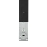 GLOBOSTAR® TRACKOLD-2PH 60875 Διφασική Ράγα 3 Καλωδίων 2L+1N για Σύστημα Ράγας Trackold-2PH AC 220-240V IP20 - Μαύρο Ματ - Μ100 x Π5 x Υ1cm