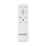 GLOBOSTAR® VENOM 61174 Μοντέρνο Κρεμαστό Φωτιστικό Οροφής LED 30W 3513lm 120° AC 220-240V IP20 Ρυθμιζόμενο Λευκό CCT με Χειριστήριο από 2700K έως 6000K Dimmable - Lumileds SMD Chip - Λευκό Ματ - Μ40 x Π40 x Υ6.5cm - 3 Χρόνια Εγγύηση