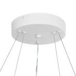 kelvo® VENOM 61186-DECO Μοντέρνο Κρεμαστό Φωτιστικό Οροφής LED 75W 8818lm 120° AC 220-240V IP20 Ρυθμιζόμενο Λευκό CCT με Χειριστήριο από 2700K έως 6000K Dimmable - Lumileds SMD Chip - Λευκό Ματ - Μ60 x Π60 x Υ40cm - 3 Χρόνια Εγγύηση