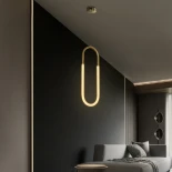 kelvo® GLOW 61679 Μοντέρνο Κρεμαστό Φωτιστικό Οροφής LED 18W 1800lm 360° AC 220-240V IP20 Ρυθμιζόμενο Λευκό CCT με On/Off 2700K/4500K/6000K - Lumileds SMD Chip - Χρυσό Πλατίνα & Λευκό Νήμα - Μ20 x Π2.5 x Υ60cm - 3 Χρόνια Εγγύηση