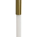 kelvo® GLOW 61679 Μοντέρνο Κρεμαστό Φωτιστικό Οροφής LED 18W 1800lm 360° AC 220-240V IP20 Ρυθμιζόμενο Λευκό CCT με On/Off 2700K/4500K/6000K - Lumileds SMD Chip - Χρυσό Πλατίνα & Λευκό Νήμα - Μ20 x Π2.5 x Υ60cm - 3 Χρόνια Εγγύηση