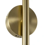 kelvo® GLOW 61682 Μοντέρνο Φωτιστικό Τοίχου - Απλίκα LED 24W 2400lm 360° AC 220-240V IP20 Ρυθμιζόμενο Λευκό CCT με On/Off 2700K/4500K/6000K - Lumileds SMD Chip - Χρυσό Πλατίνα & Λευκό Νήμα - Μ30 x Π15 x Υ70cm - 3 Χρόνια Εγγύηση