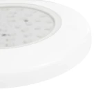 GLOBOSTAR® POOLARTY 61718 Υποβρύχιο Φωτιστικό για Σιντριβάνια/Πισίνες LED 8W 560lm 120° DC 12V Αδιάβροχο IP68 RGB Dimmable - Bridgelux SMD Chip - 1m VDE Rubber Καλώδιο - Μ13 x Π13 x Υ2cm - 3 Χρόνια Εγγύηση