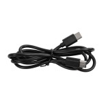 GLOBOSTAR® ONO 76533 Μοντέρνο Επιτραπέζιο Φωτιστικό Γραφείου με Ασύρματη Φόρτιση 10W 2A LED 3.5W 350lm 120° DC 5V με USB-C IP20 Ρυθμιζόμενο Λευκό CCT με Αφή 2700K/4500K/6000K Dimmable - Sanan SMD Chip - Μαύρο - Μ18 x Π12 x Υ36cm - 2 Χρόνια Εγγύηση