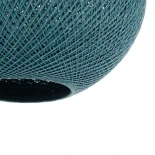 GLOBOSTAR® SOLEI 205-0010 Boho Κρεμαστό Φωτιστικό Οροφής με Ντουί 1 x E27 AC 220-240V IP20 - Τιρκουάζ - M40 x Π40 x Υ36cm