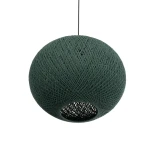 GLOBOSTAR® SOLEI 205-0013 Boho Κρεμαστό Φωτιστικό Οροφής με Ντουί 1 x E27 AC 220-240V IP20 - Πράσινο - M40 x Π40 x Υ36cm