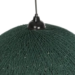 GLOBOSTAR® SOLEI 205-0013 Boho Κρεμαστό Φωτιστικό Οροφής με Ντουί 1 x E27 AC 220-240V IP20 - Πράσινο - M40 x Π40 x Υ36cm