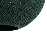 GLOBOSTAR® SOLEI 205-0013 Boho Κρεμαστό Φωτιστικό Οροφής με Ντουί 1 x E27 AC 220-240V IP20 - Πράσινο - M40 x Π40 x Υ36cm