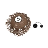 GLOBOSTAR® TONA 205-0016 Boho Κρεμαστό Φωτιστικό Οροφής με Ντουί 1 x E27 AC 220-240V IP20 - Καφέ- M40 x Π40 x Υ38cm