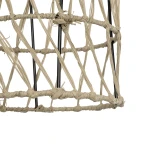 GLOBOSTAR® NETI 205-0024 Boho Κρεμαστό Φωτιστικό Οροφής με Ντουί 1 x E27 AC 220-240V IP20 - Μπεζ - M20 x Π20 x Υ49cm